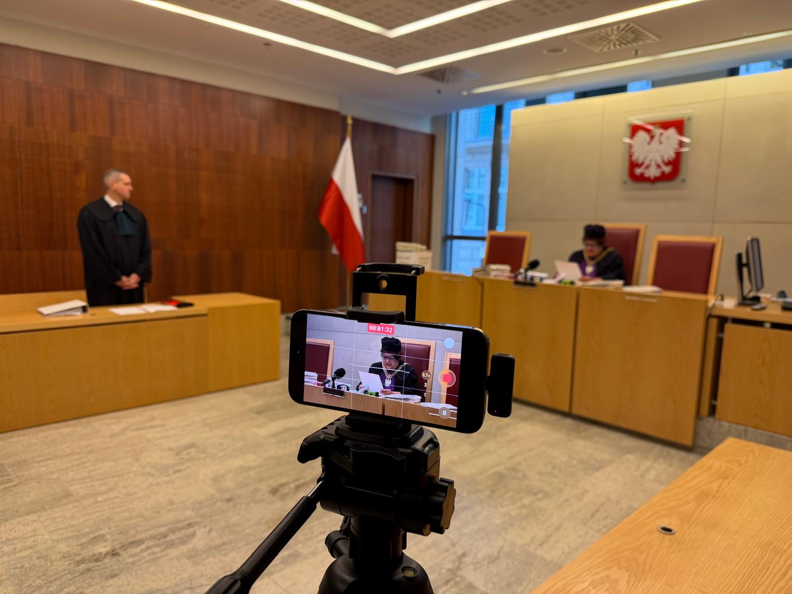 Sędzia nie na telefoin